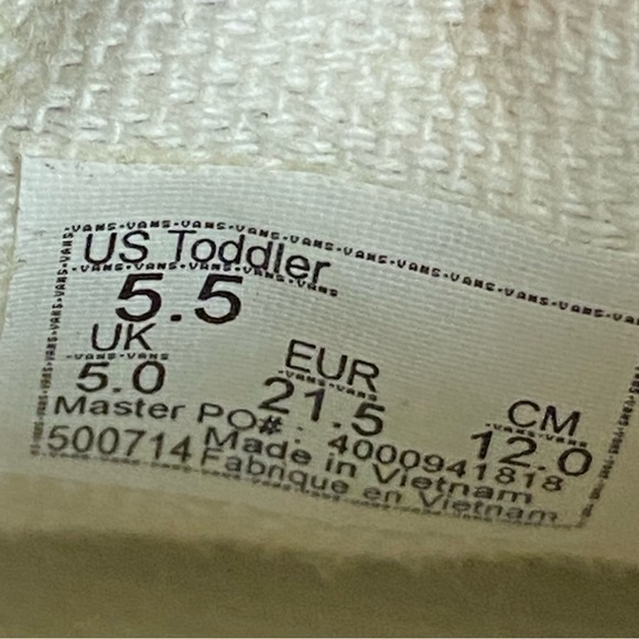 Vans Authentic Elastic Blur Boards Sneaker Size‎ 5.5 Toddler - Picture 13 of 13